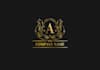 design golden elegant capital letter logo