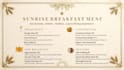 design luxury breakfast brunch and luncheon menu