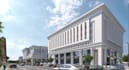 produce exterior visualization for commercial property, mixed use complex render