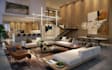 design luxury villa, mansion, duplex, house interior rendering