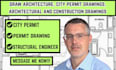 draw architecture, city permit drawings, architectural and construction drawings