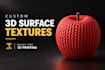 creating a custom 3d texture and pattern on surface ready for 3d printing