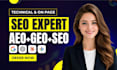 do on page and technical SEO, website audit, google indexing, and ai search GEO