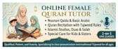 teach quran with tajweed as a female tutor