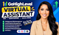 executive admin personal gohighlevel virtual assistant social media manager