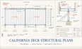 do california deck seismic structural plans and load calculations