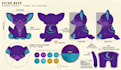 create plush reference sheet custom plushie stuffed animal toy design mascot