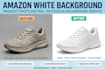 do amazon product photo editing white background and natural shadow