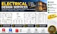 design electrical power distribution plans lighting layouts and panel schedules