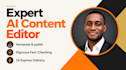 humanize ai content, rewrite and fact check ai text manually