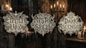 create gothic metal, black metal and occult logo