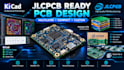 design jlcpcb ready, multilayer and compact custom pcb