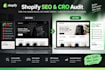 do shopify SEO audit shopify cro audit and conversion rate optimization