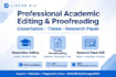proofread and edit dissertation thesis with apa mla chicago formatting