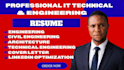 write an ats optimized engineering resume that lands interview