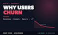 build retention, churn and funnel analytics dashboards for your app