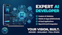 develop ai website, ai mobile app, ai saas app, ai software development
