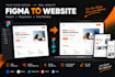 do figma website ui ux, figma design website, figma landing page