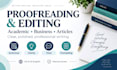 proofread and edit academic and business documents