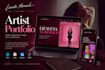 build a custom website for artists and personal brands
