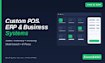 build a custom pos and erp business management system