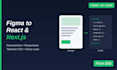 convert your figma design into a responsive react or nextjs website