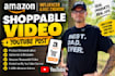create an amazon shoppable video for your product