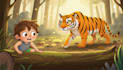 create beautiful children story book illustration
