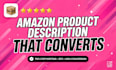 write viral amazon product description that sells