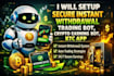 create fast earning software, best earning bot, legit earning app
