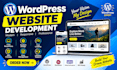 create a professional website design, wordpress website development
