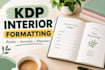 professionally design KDP book interior, journal and planner