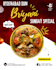 design 3 modern festival posters for briyani shop and restaurant