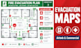 design a emergency evacuation maps and fire escape plans