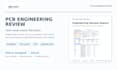 review your schematic and pcb layout for design and manufacturing issues