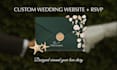 create a custom wedding website with rsvp