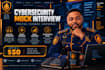 conduct a mock cybersecurity interview for soc and grc roles
