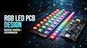 design custom rgb led pcb, ws2812b, neopixel and led controller