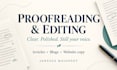 proofread and edit your articles blogs and website copy