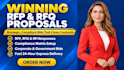 write winning rfp, rfq, rfi responses, bid proposal and grant writing