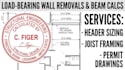 design structural beam calculations and framing plans