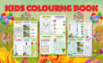 design custom colouring book, printable christmas workbook, redesign, amazon kdp