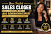 your commission based sales closer and b2b sales representative