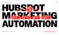set up hubspot marketing automation workflows and email sequences