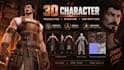 create game ready 3d characters with modeling rigging and animation
