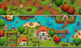 top down rpg pixel art character sprites, animations, tilemaps, game environment