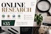 research, compare, and organize information for your project