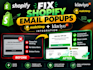 integrate mailchimp klaviyo popup forms for shopify and squarespace