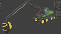 model farming simulator, excavator, tractor pbr texture,3d solid work, blender