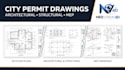 create 2d floor plans, architectural, structural and mep permit drawings